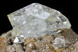 Plate of HUGE Herkimer Diamonds on Sparkling, Druzy Quartz #175393-5